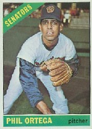 1966 Topps Baseball Cards      416     Phil Ortega